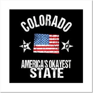 Colorado America's Okayest State Posters and Art